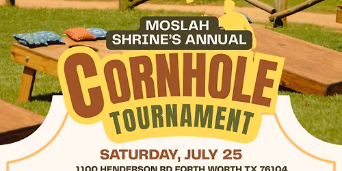 Moslah Shrine Cornhole Tournament