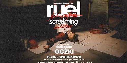 Ruel - Kicking & Screaming World Tour - Official Event, 23.10.2026, Oczki, Warszawa