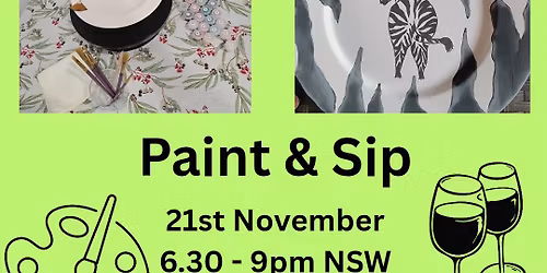 Ceramics Paint & Sip