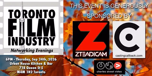 POST TIFF Toronto Film and TV Industry Networking & Social
