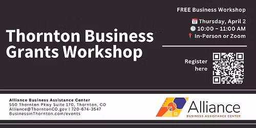 Thornton Business Grants Workshop