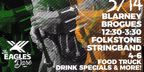 Official St. Patrick\u2019s Day Parade After Party at The Eagle\u2019s Dare