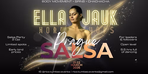 Ella Jauk in Prague - Salsa Workshops