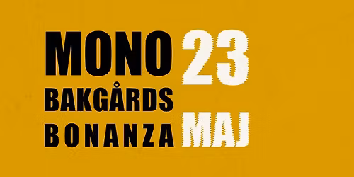 MONO BAKG\u00c5RDS-BONANZA 2026 