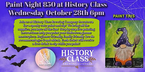 Paint Night 850 At History Class  Paint And Sip
