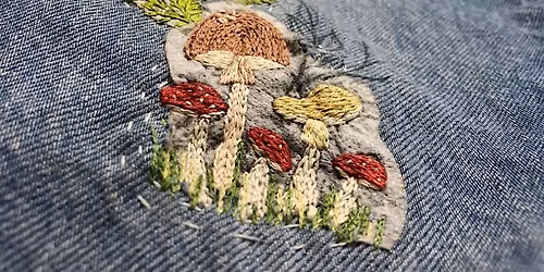 Visible Mending: Embroidered Patch Mends