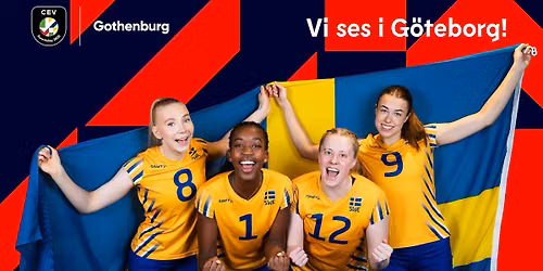 Volleyboll-EM 2026 i Göteborg! — Scandinavium Göteborg