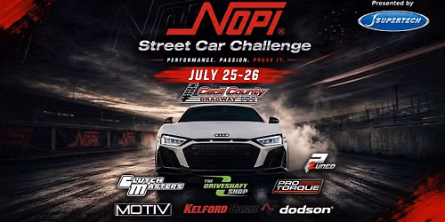 NOPI Street Car Challenge 2026 - Cecil County Dragway