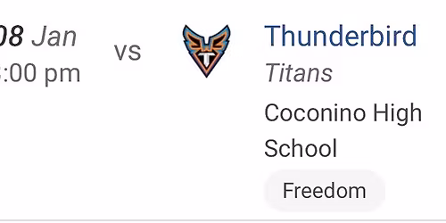 Coconino vs. Thunderbird 