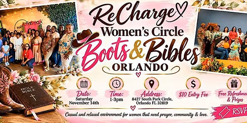 Boots & Bibles ReCharge Prayer Gathering