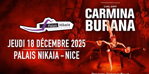 CARMINA BURANA \u2022 18 D\u00e9cembre 2025