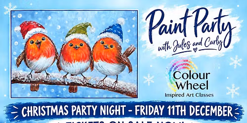 LYTHAM St Annes Christmas Paint Party