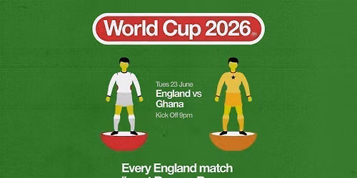 England vs Ghana \u26bd World Cup 2026 at Rescue Rooms