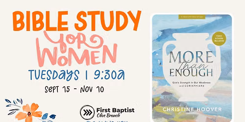 Bible Study for Women - More Than Enough by Christine Hoover