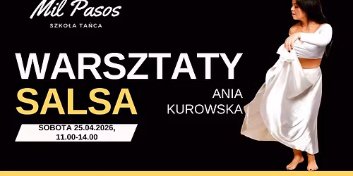 Warsztaty Salsa dla kobiet z Ani\u0105 Kurowsk\u0105! - SOBOTA 25.04.2026 - 11:00-14:00 - 3H!