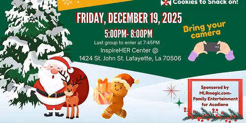 Santa is coming to the InspireHER Center- Fundraiser for The Confidence Campaign