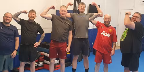 \u201cDad Bod to Black Belt\u201d Men Only Beginner Kickboxing 6 Week Challenge