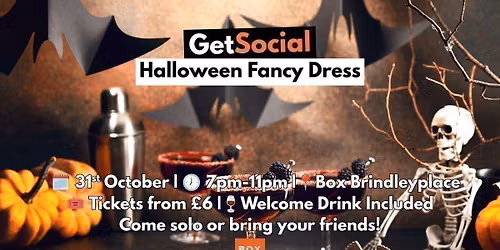 GetSocial Halloween Party | Meet New People &amp; Make Friends (20s\u201340s) \ud83c\udf83
