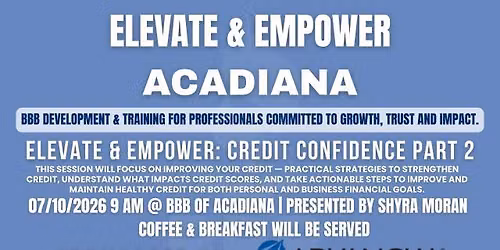 Elevate & Empower: Credit Confidence Part 2