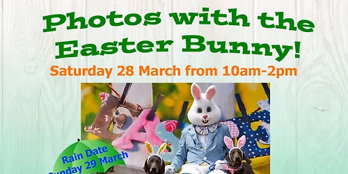 Photo\u2019s with the Easter Bunny