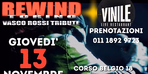 Rewind Torino live! @Vinile 