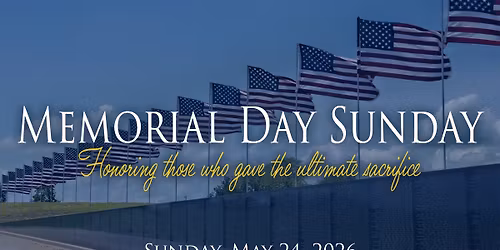 Memorial Day Sunday