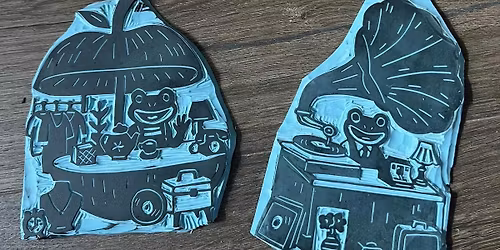 Atelier Gravure sur gomme & impression textile