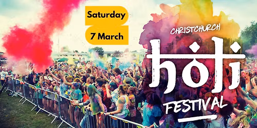 Christchurch Holi-Festival of Colours 7 March 2026