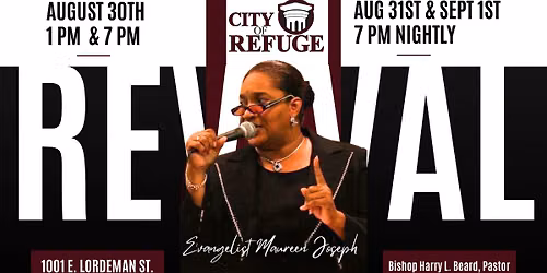 REVIVAL w\/ Evangelist Maureen Joseph