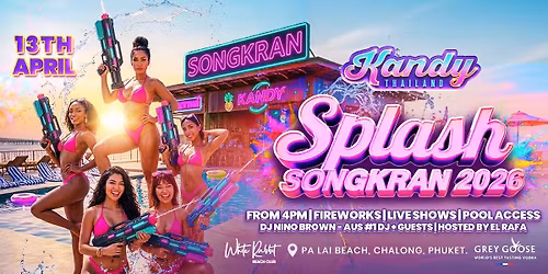 Splash Songkran Beach Party  