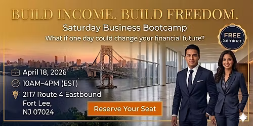 Saturday Business Bootcamp | Financial Literacy + Business Training