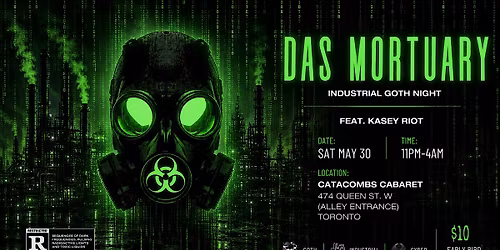 DAS MORTUARY: Industrial Goth Night feat. KASEY RIOT