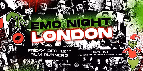 EMO NIGHT: LONDON - December 12th