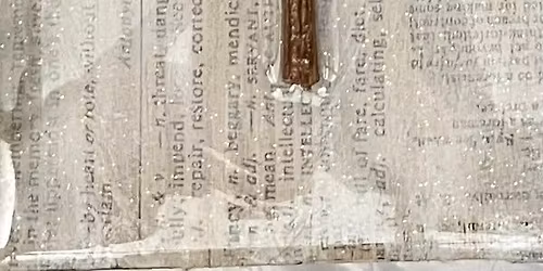 Skinny Crushed Glass Epoxy Tree