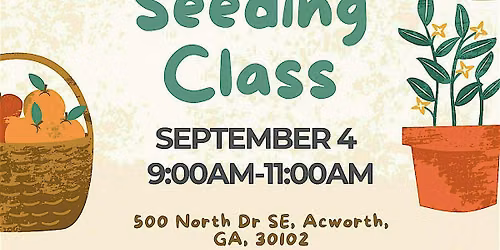 Fall Crop Seeding Class and Workshop