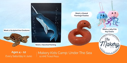 June Kids Club: \u201cUnder the Sea!\u201d at The Makery