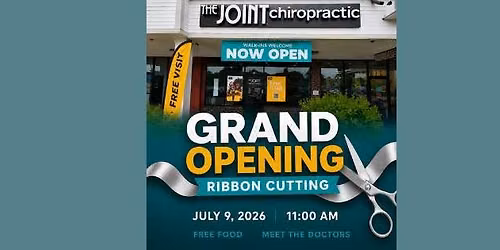 Ribbon Cutting [The Joint Chiropractic]