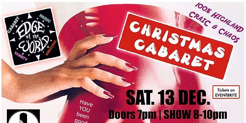 EDGE OF THE WORLD CHRISTMAS CABARET 2025