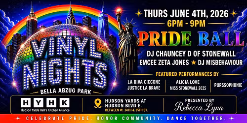 Vinyl Nights Pride Ball at Bella Abzug Park