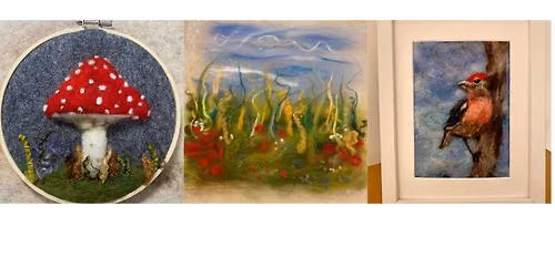 Beginner's Needle Felted Picture Workshop