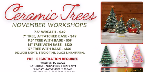 Ceramic Christmas Tree Workshop