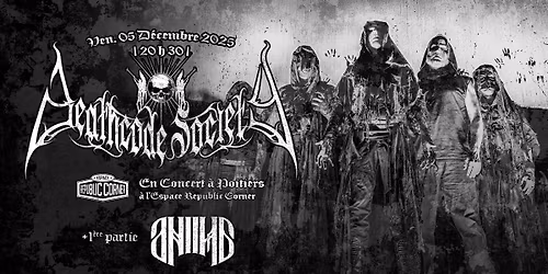 Un plateau m\u00e9tal \u00e0 l'Espace Republic Corner avec Deathcode Society et Aniima en 1\u00e8re partie !