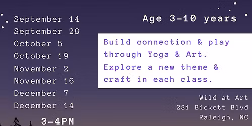 Kids Yoga: Grown Up & Me Yoga Art Classes