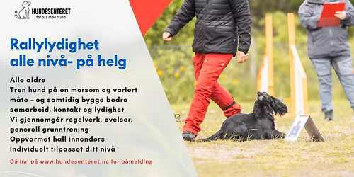 Rallylydighet alle niv\u00e5- helgeskurs (ledige plasser)