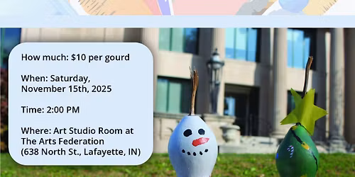 Crafternoon Gourd Painting!