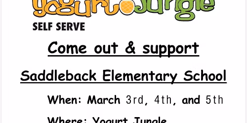 Yogurt Jungle Fundraisser