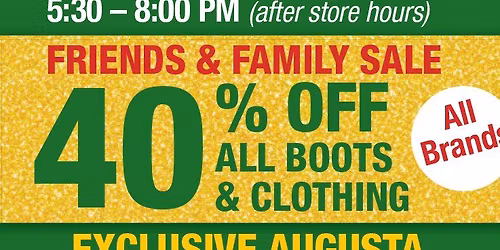 Friends & Family Sale (After Hours)