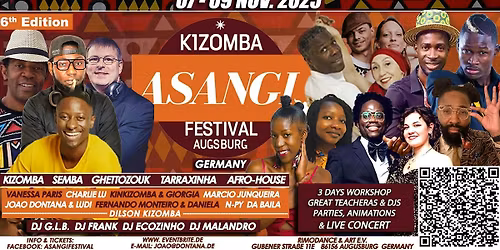 ASANGI-KIZOMBA-SEMBA-FESTIVAL 2025 - AUGSBURG - GERMANY-6th edition