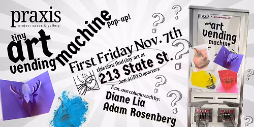 Tiny Art Vending Machine | November Pop-Up!