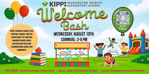KIPP Washington Heights Elementary Back-to-School Carnival & Preview Day